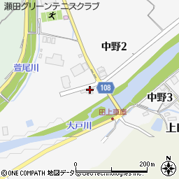 帝産湖南交通株式会社　田上営業所周辺の地図