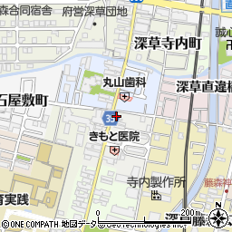 京都府京都市伏見区深草北蓮池町895周辺の地図