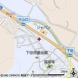 大阪府豊能郡能勢町下田107-1周辺の地図