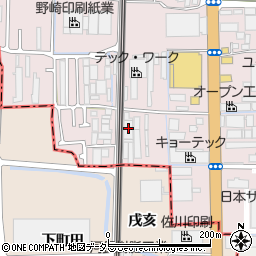 京都府京都市南区久世殿城町324周辺の地図