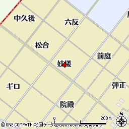 愛知県岡崎市新堀町妓楼周辺の地図