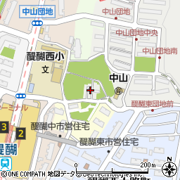 京都府京都市伏見区醍醐中山町64周辺の地図