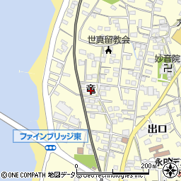愛知県知多市新舞子竜周辺の地図