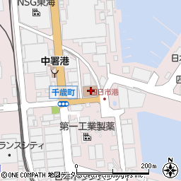 名古屋税関四日市税関支署　取締部門周辺の地図