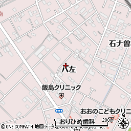 愛知県安城市横山町八左207周辺の地図
