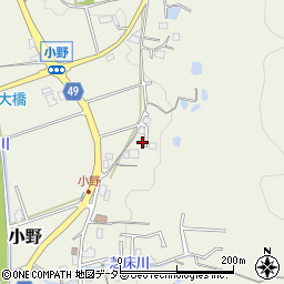 兵庫県三田市小野621周辺の地図