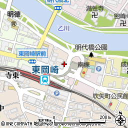 エイブルパーキング明大寺町駐車場周辺の地図