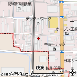 京都府京都市南区久世殿城町325周辺の地図