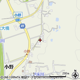 兵庫県三田市小野573周辺の地図