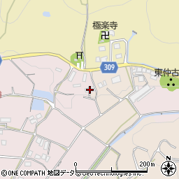 兵庫県三田市北浦180周辺の地図