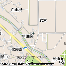 愛知県知多郡阿久比町草木岩木65-2周辺の地図