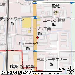 京都府京都市南区久世殿城町572周辺の地図