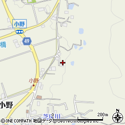 兵庫県三田市小野620周辺の地図