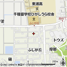 愛知県知多郡東浦町藤江ふじが丘3周辺の地図