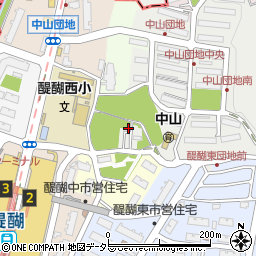 京都府京都市伏見区醍醐中山町64-18周辺の地図