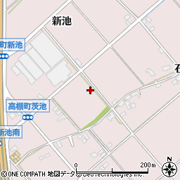 愛知県安城市高棚町石亀周辺の地図