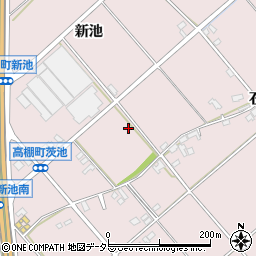 愛知県安城市高棚町（石亀）周辺の地図