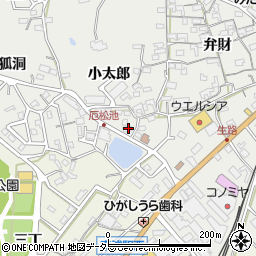 愛知県知多郡東浦町生路小太郎94周辺の地図