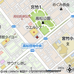 ＪＡ静岡市高松周辺の地図