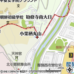 京都府京都市伏見区小栗栖丸山13周辺の地図