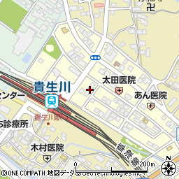 滋賀県甲賀市水口町虫生野中央55周辺の地図
