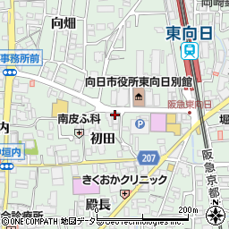 東向日第二タニムラ医院周辺の地図