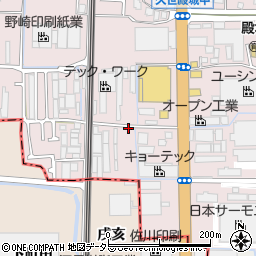 京都府京都市南区久世殿城町328周辺の地図