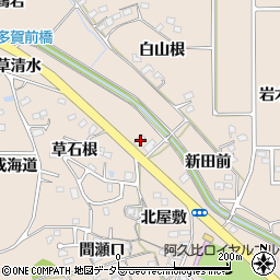 愛知県知多郡阿久比町草木草清水5周辺の地図