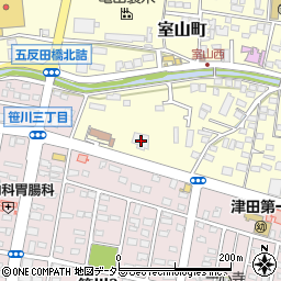 笹川斎奉閣周辺の地図