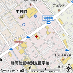 トヨタユナイテッド静岡　ＳＢＳ通り店周辺の地図