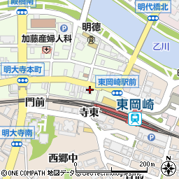 大衆酒場 アメリカ 東岡崎店周辺の地図