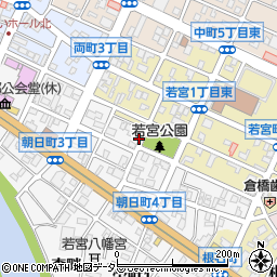 愛知県岡崎市朝日町4丁目108周辺の地図