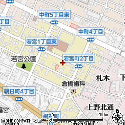 千賀落花生店周辺の地図