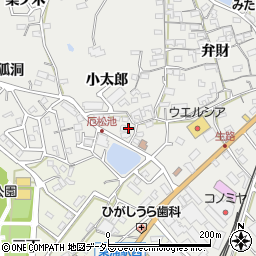 愛知県知多郡東浦町生路小太郎77周辺の地図
