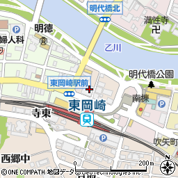 トーメン西建物管理株式会社岡崎営業所周辺の地図