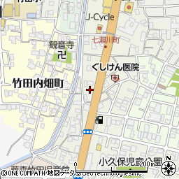建築職人の組合　京建労伏見支部周辺の地図