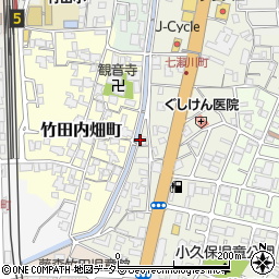 新極真会京都南支部周辺の地図