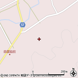 広島県庄原市東城町森1424周辺の地図