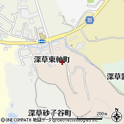 京都府京都市伏見区深草東軸町周辺の地図