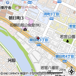 岡崎年金事務所周辺の地図