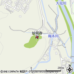 妙見寺周辺の地図