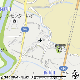 静岡県伊豆市佐野520-1周辺の地図