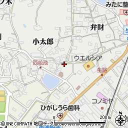 愛知県知多郡東浦町生路小太郎104周辺の地図