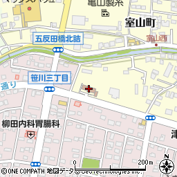 四日市市四郷地区市民センター周辺の地図