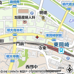 居酒屋はせ川 岡崎本店周辺の地図