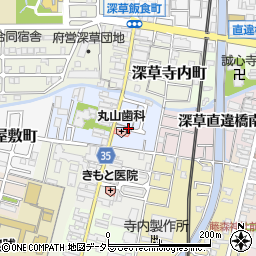 京都府京都市伏見区深草七瀬川町874-1周辺の地図
