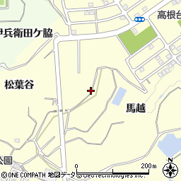 愛知県知多郡阿久比町福住松葉谷37周辺の地図