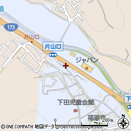 大阪府豊能郡能勢町下田262周辺の地図
