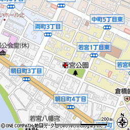 愛知県岡崎市朝日町4丁目109周辺の地図