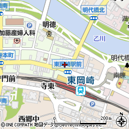 カラオケＪＯＹＪＯＹ　東岡崎駅前店周辺の地図
